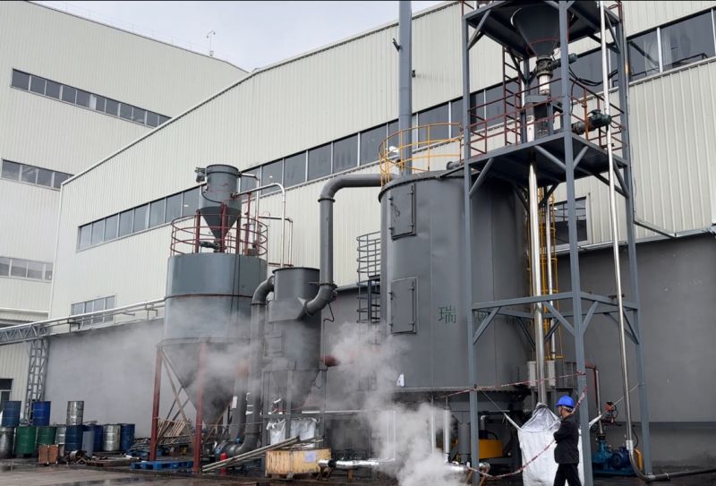 盤(pán)式干燥機(jī)處理負(fù)極材料工程